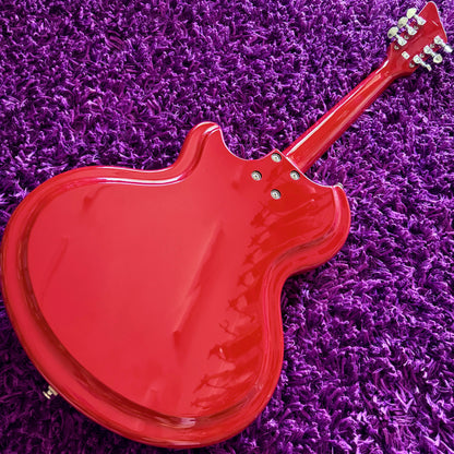 2010s Eastwood Airline Coronado '59 DLX Red Chambered Electric Guitar