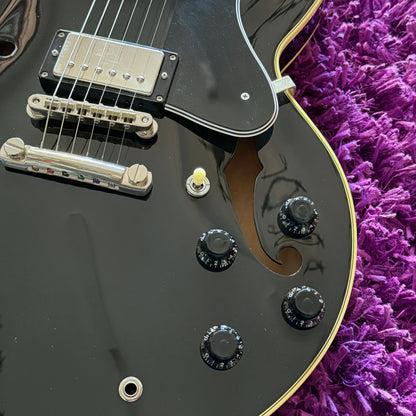 2012 Fujigen Masterfield MSA-HP Semi-Hollow Black (MIJ Fujigen) (w/ HSC)