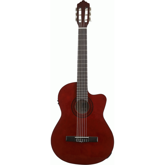 Ashton CG44CEQAM Classical Guitar with Cutaway and EQ