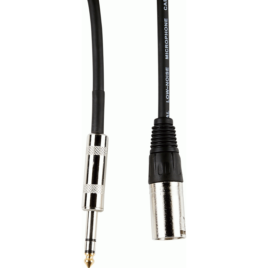 Armour CJPM10 HP XLR Male/Jack (TRS) Lead