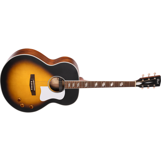 Cort CJ-RETRO VSM Vintage Sunburst Matte Jumbo Acoustic Guitar