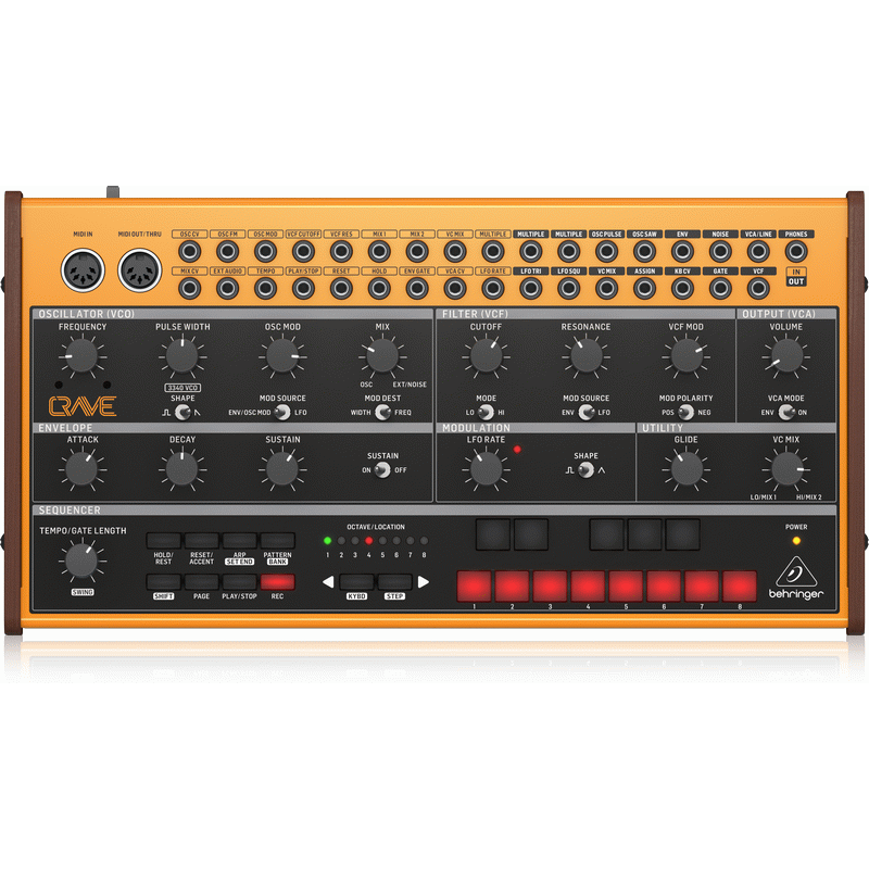 Behringer CRAVE Analog Semi-Modular Desktop Synthesiser
