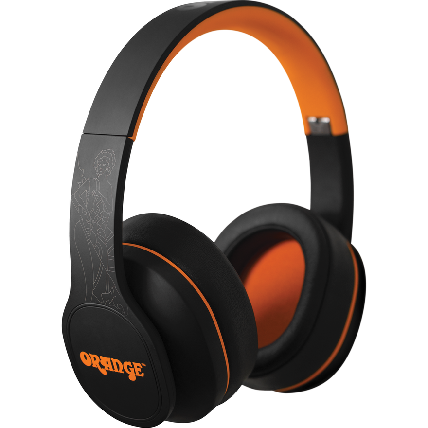 Orange Crest Edition MkII Wireless Over Ear Headphones