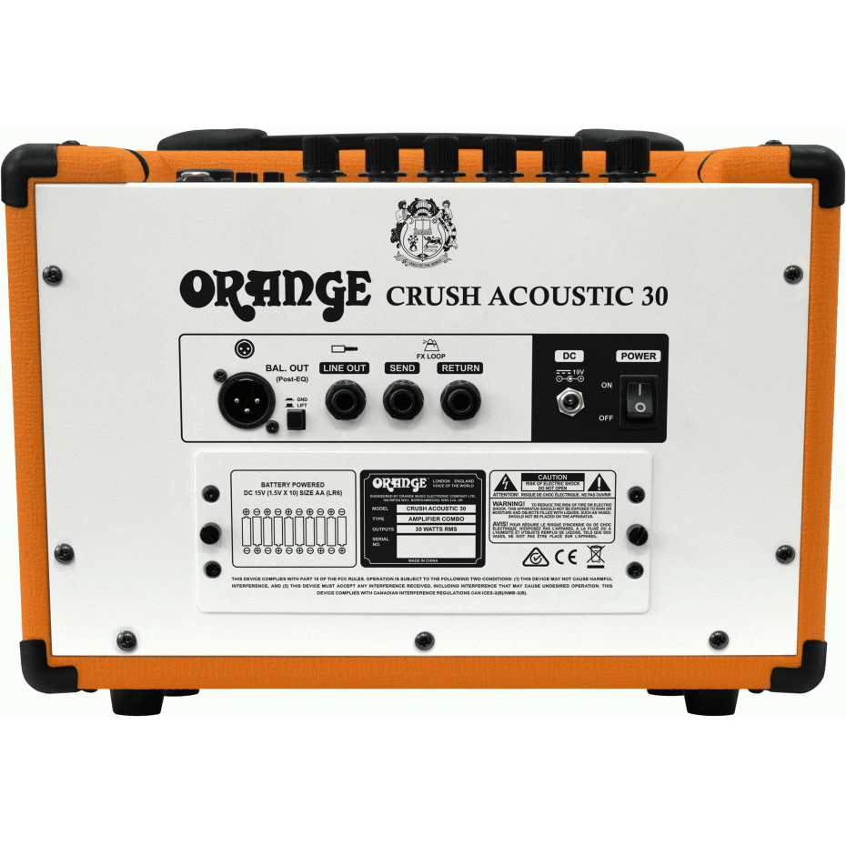 Orange Crush Acoustic 30 Watt Twin Channel Amplifier