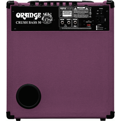 Orange Crush Bass 50 Glenn Hughes L.E. Purple