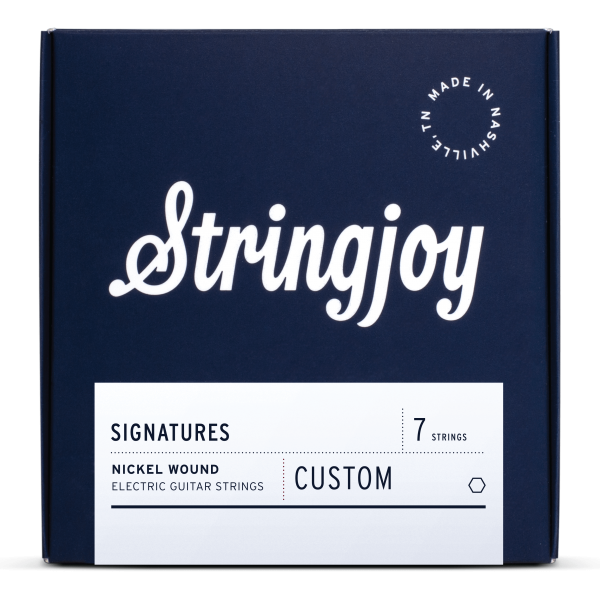 Stringjoy Signatures | Custom 7 String Nickel Wound Electric Guitar Strings