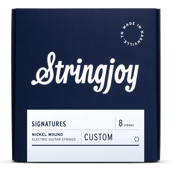 Stringjoy Signatures | Custom 8 String Nickel Wound Electric Guitar Strings