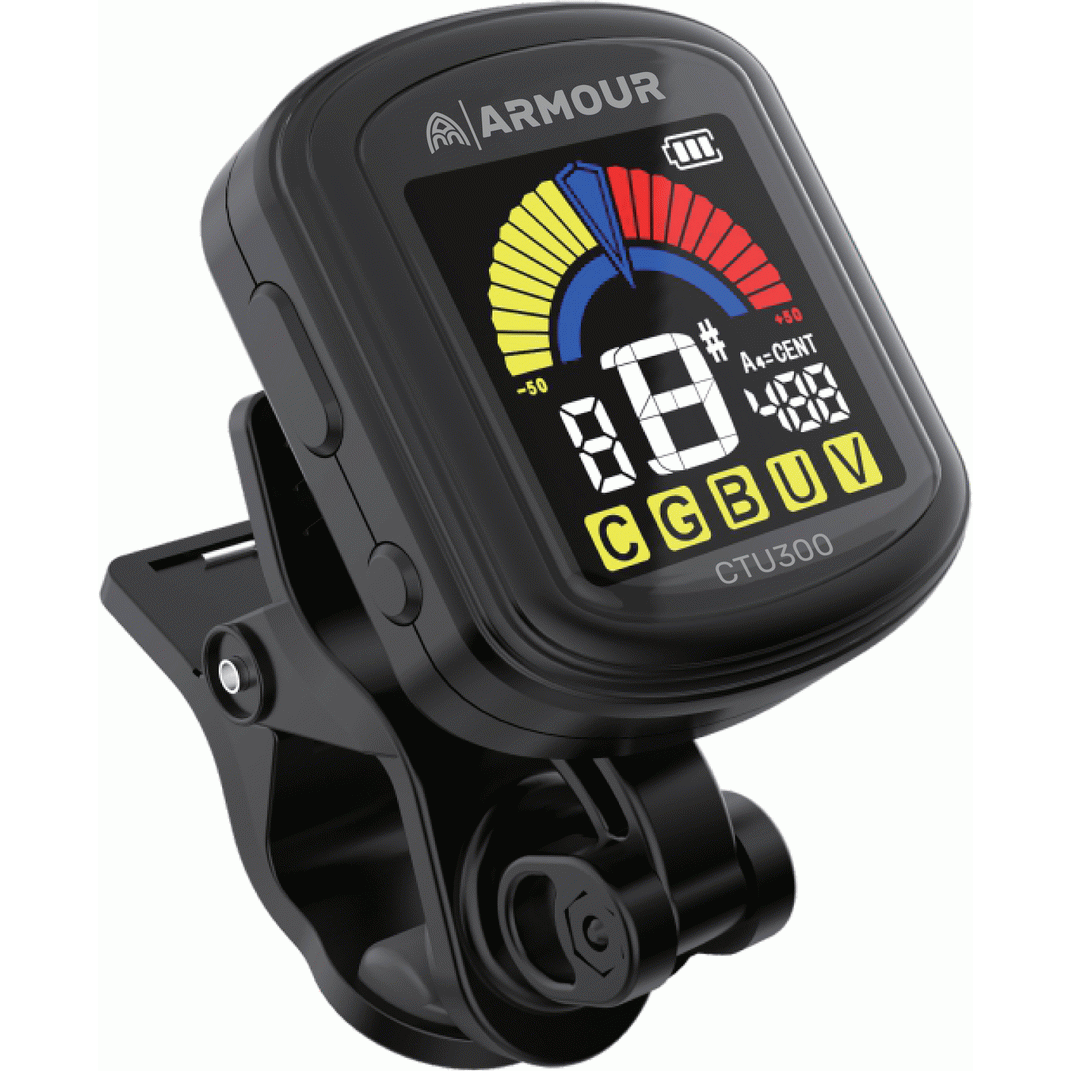 ARMOUR CTU300 Clip-On USB Rechargeable Tuner