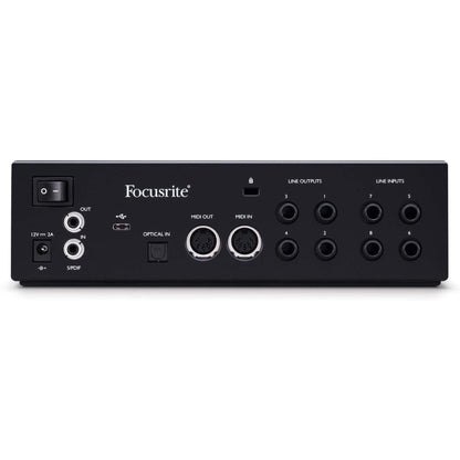 Focusrite Clarett+ 4Pre 4 Channel Mic Pre with AD/DA Conversion