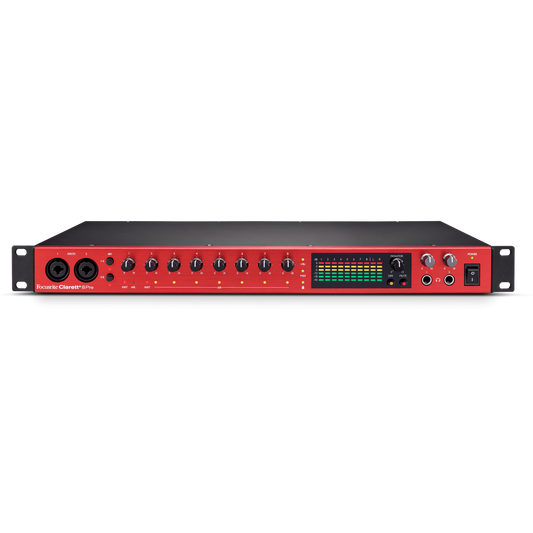 Focusrite Clarett+ 8Pre 8 Channel Mic Pre with AD/DA Conversion