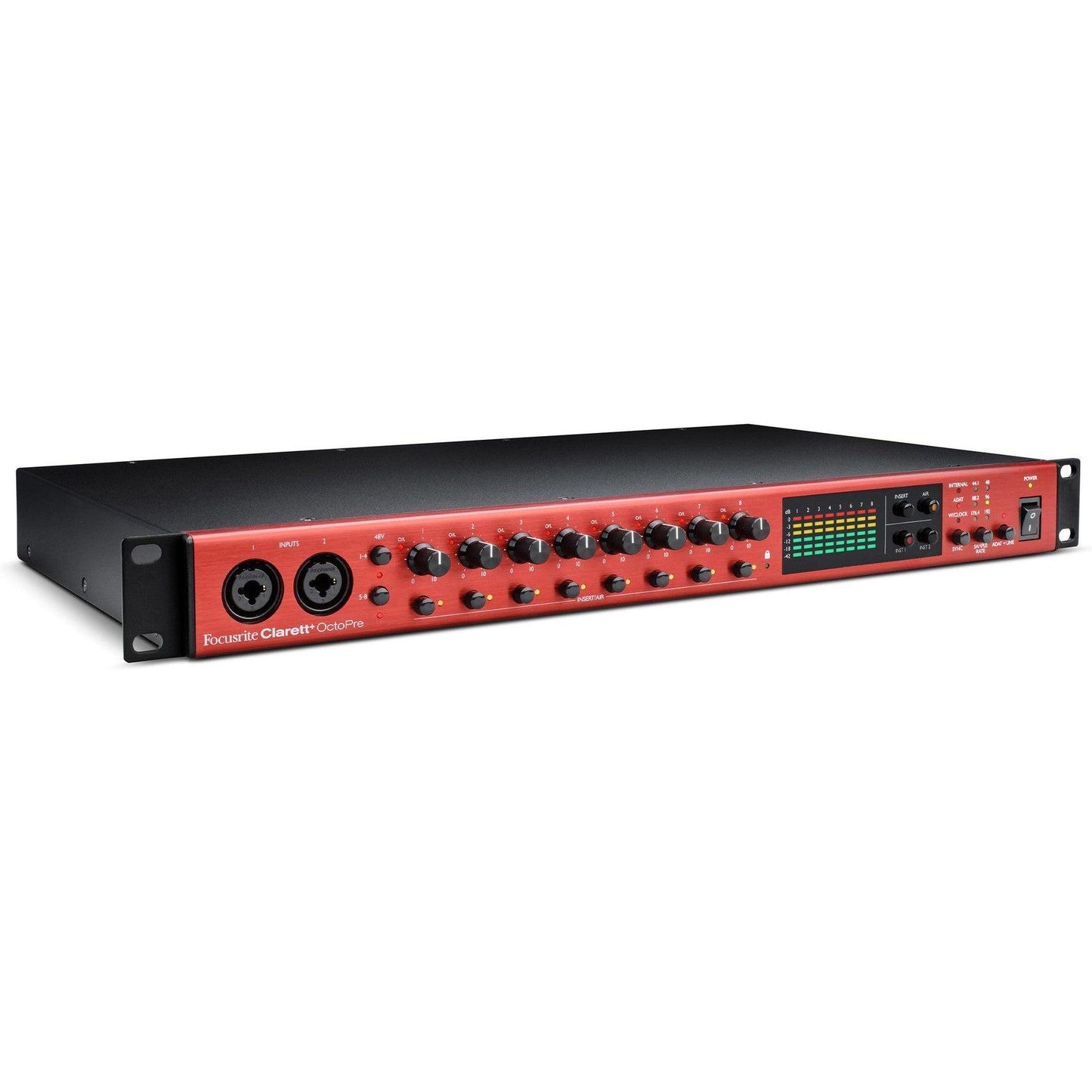 Focusrite Clarett+ OctoPre 8 Channel Mic Pre with AD/DA Conversion