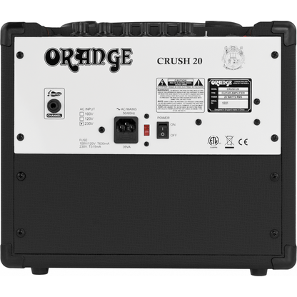 Orange Crush 20 BK Black Combo Amplifier