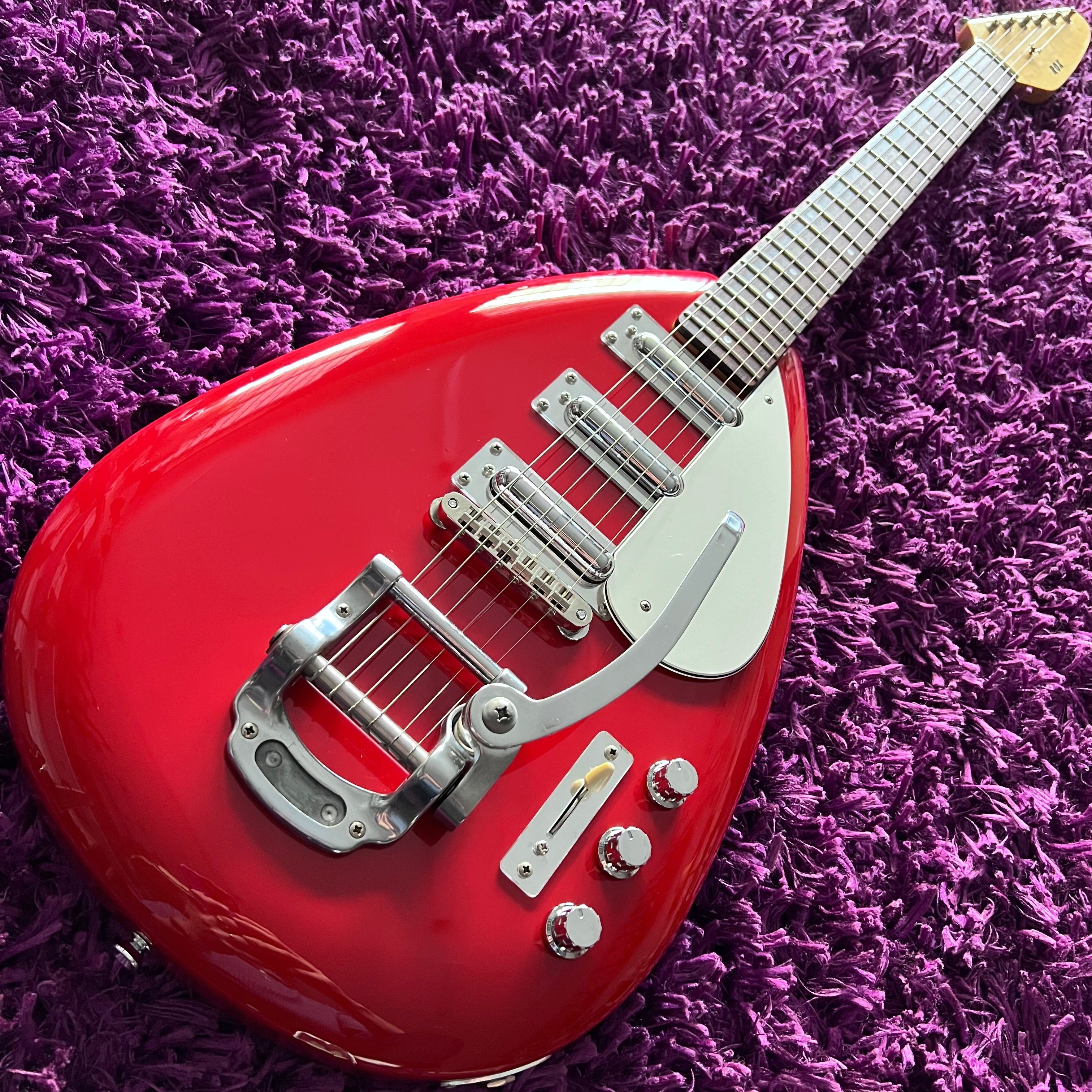 1990s ROX by Combat Guitars (VOX) Mark VI Teardrop Red (MIJ) – Deep Tone  Music