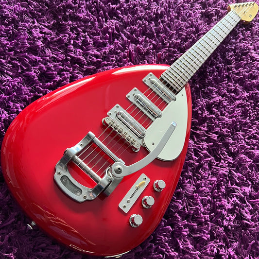 1990s ROX by Combat Guitars (VOX) Mark VI Teardrop Red (MIJ)