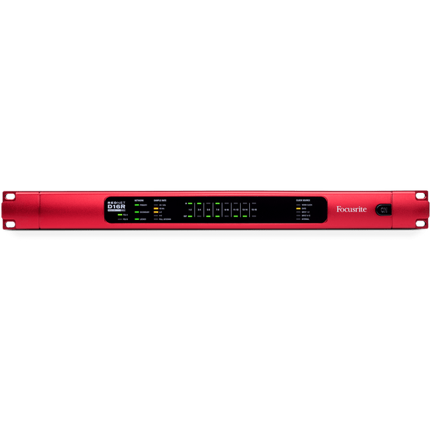 Focusrite RedNet D16R MkII 16×16 AES3 I/O With Independent Level Control