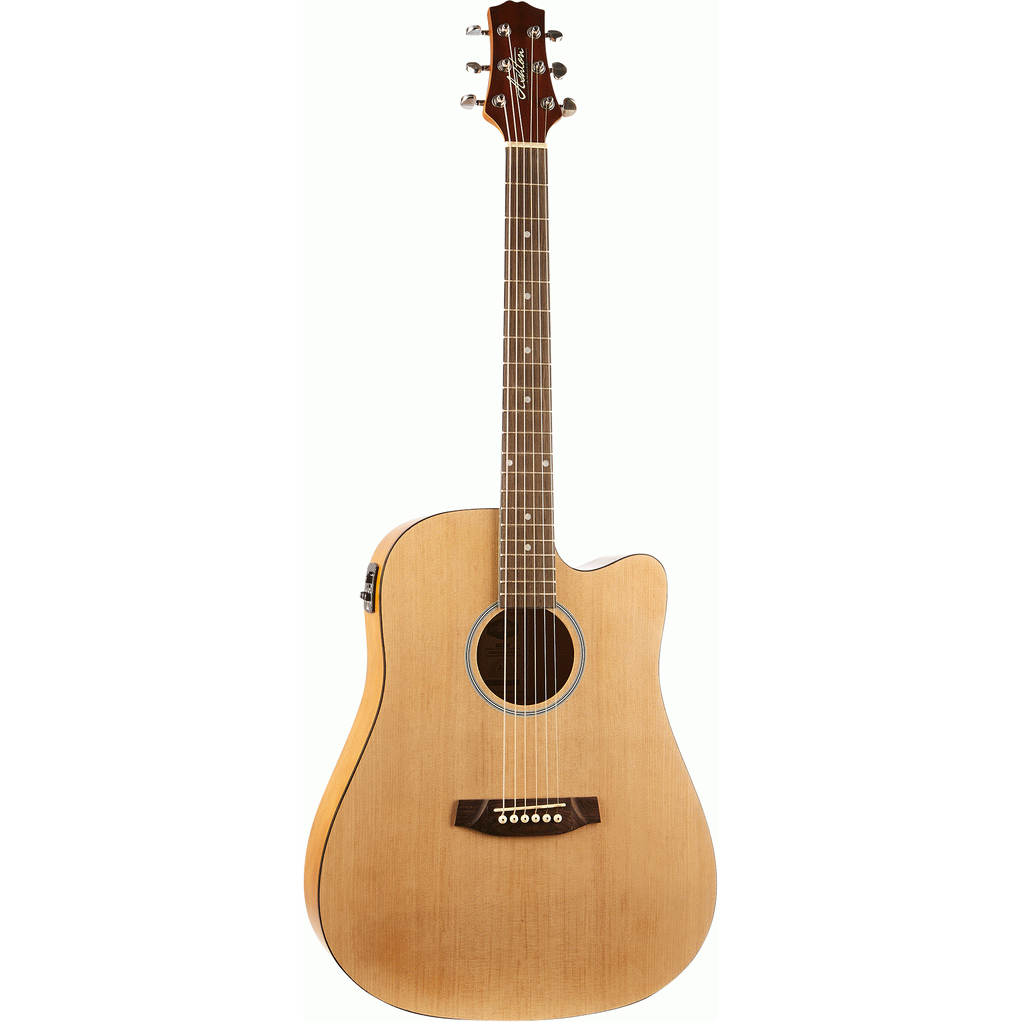 Ashton D20CEQ NTM Dreadnought Cutaway Acoustic Guitar with EQ