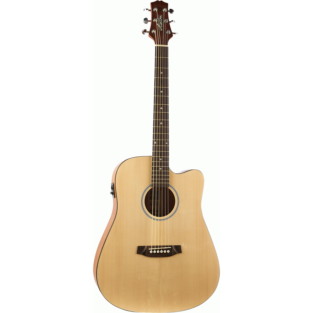 Ashton D20SCEQ NTM Solid Top Acoustic Guitar with EQ