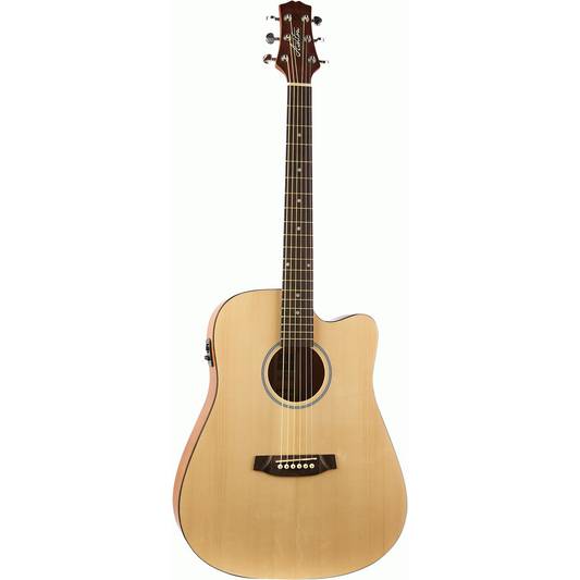 Ashton D20SCEQ NTM Solid Top Acoustic Guitar with EQ