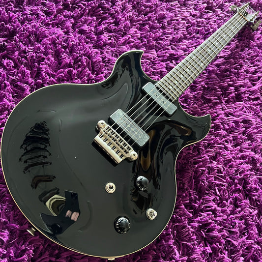 2010s Vox SDC-33 Double Cutaway Solid Body Electric Guitar Black