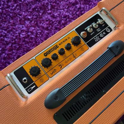 2020s Orange Rocker 32 30-Watt Stereo Valve Guitar Combo Amplifier (Designed in England)