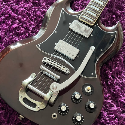 Early 1970s Ibanez 2354 SG Style Guitar Walnut (w/ OHSC)