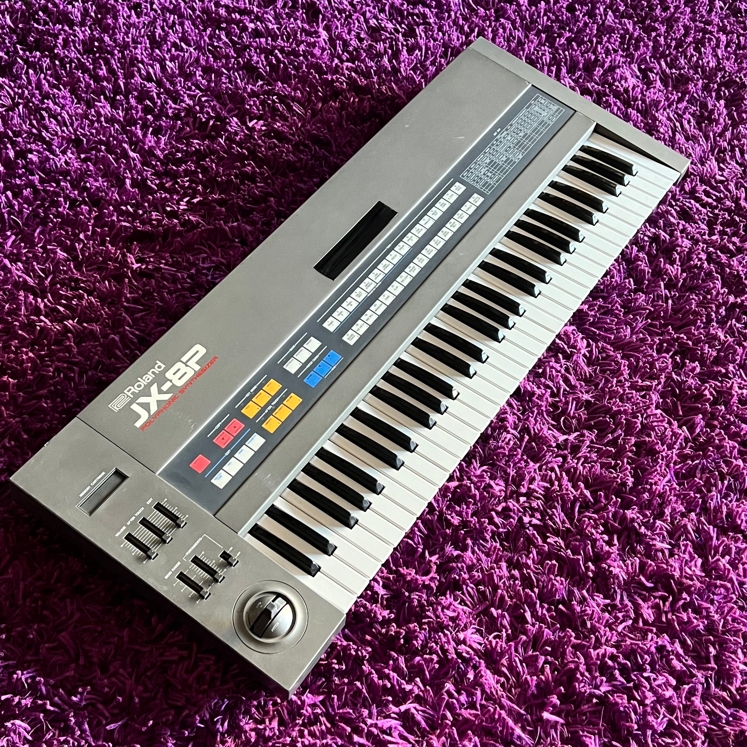 Roland JX-8P Polyphonic Analog Synthesizer 1980s Vintage (Factory