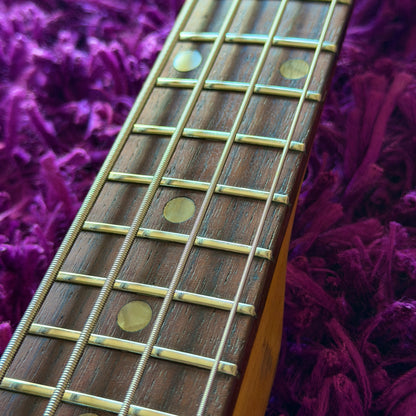 Late-1960s Teisco BR-1 Short-Scale Bass Guitar Black (MIJ)