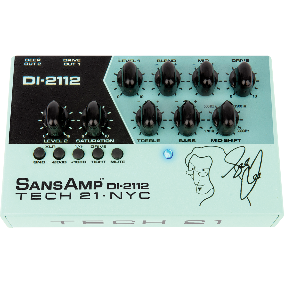 TECH 21 Sansamp DI-2112 Geddy Lee Signature DI
