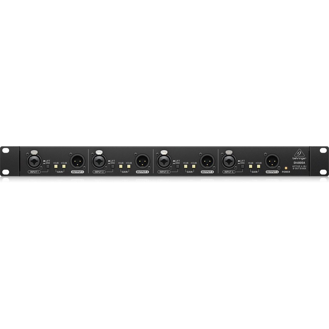 Behringer DI4800A 4 Channel Active DI, Booster, Line ISO