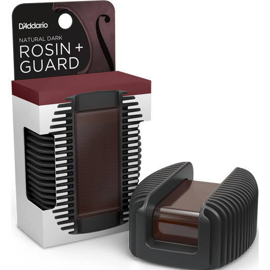 D'Addario Rosin Guard with Natural Dark Rosin