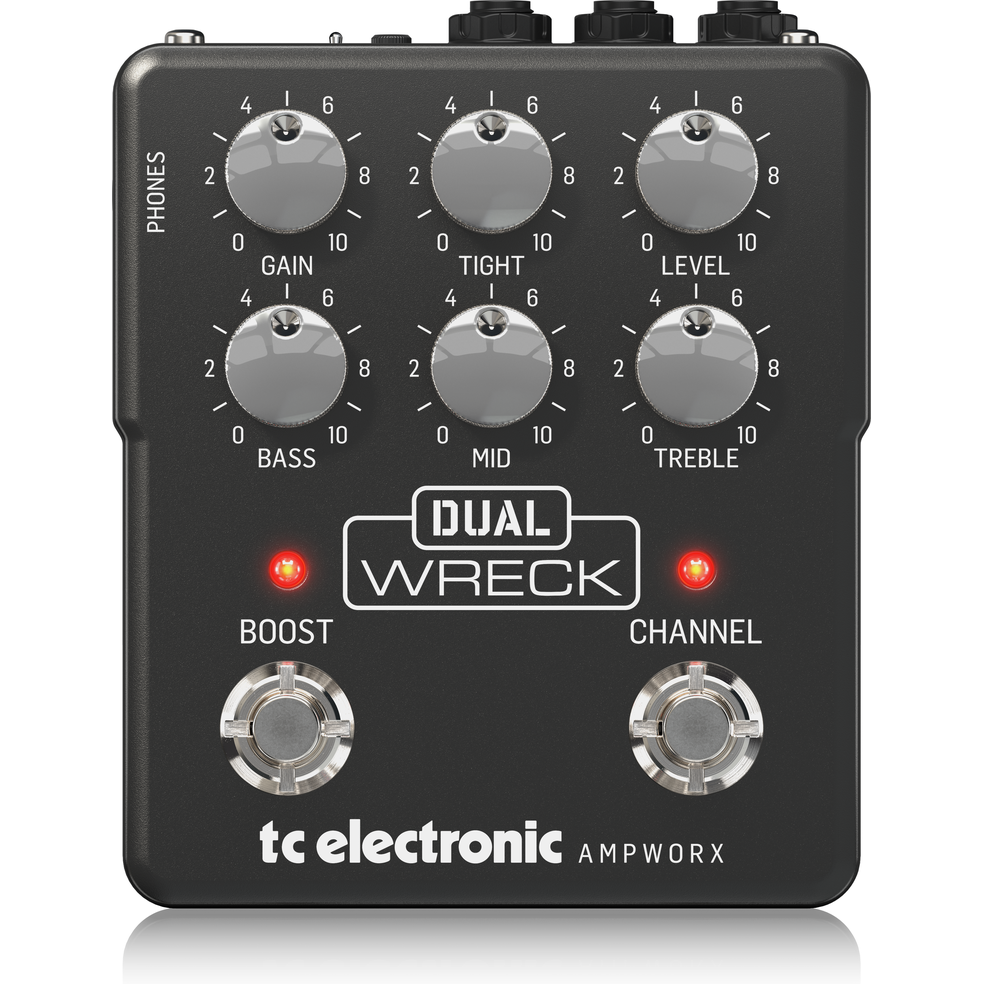 TC Electronic Dual Wreck Dual Channel Guitar Preamp Pedal