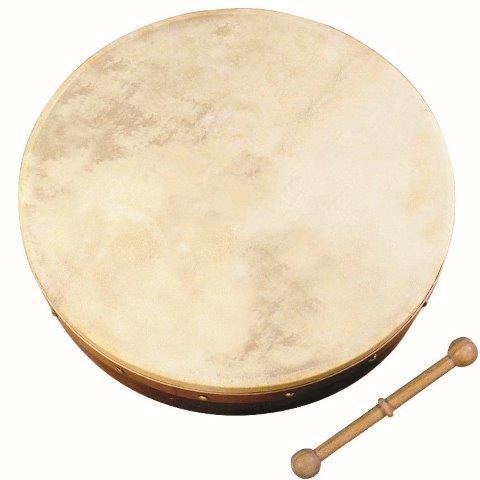 12 INCH BODHRAN PLAIN W/BEATER WAS WM1940