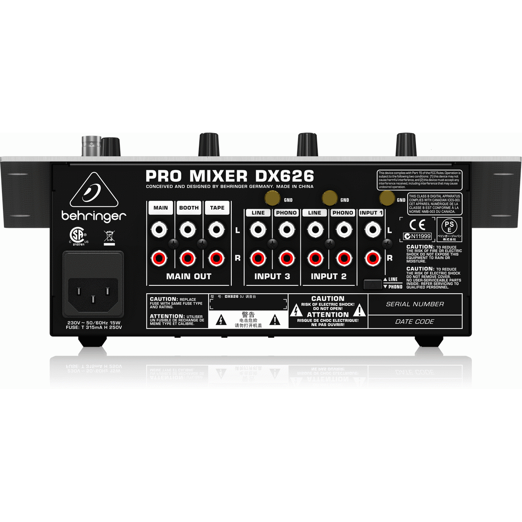 Behringer DX626 Pro DJ Mixer