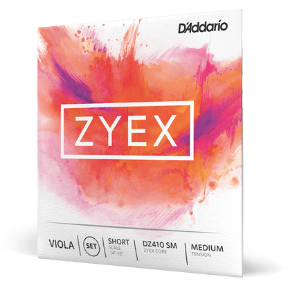 D'Addario Zyex Viola String Set – Short Scale – Medium Tension