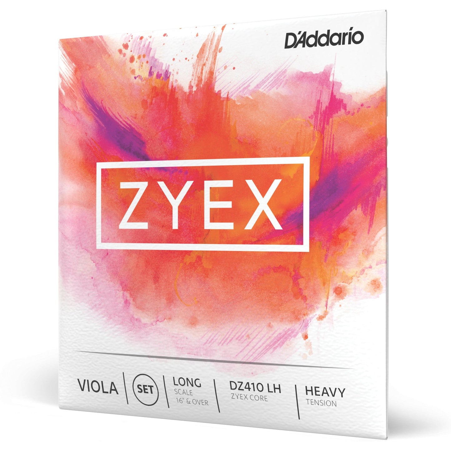 D'Addario Zyex Viola String Set, Long Scale, Heavy Tension