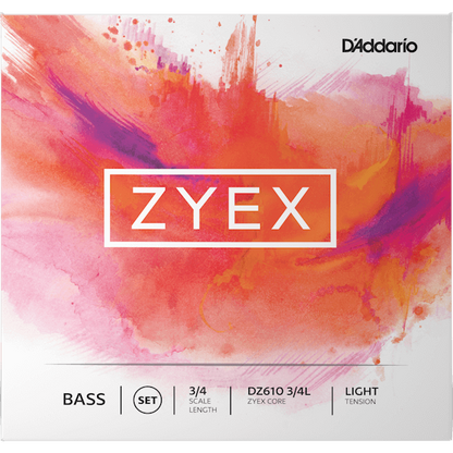 D'Addario Zyex Bass E String – 4/4 Scale – Light Tension
