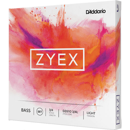 D'Addario Zyex Bass E String – 4/4 Scale – Light Tension
