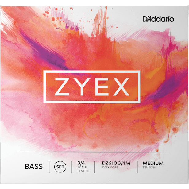 D'Addario Zyex Bass E String – 4/4 Scale – Medium Tension
