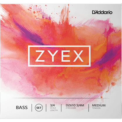 D'Addario Zyex Bass E String – 4/4 Scale – Medium Tension