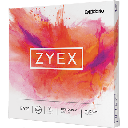 D'Addario Zyex Bass E String – 4/4 Scale – Medium Tension