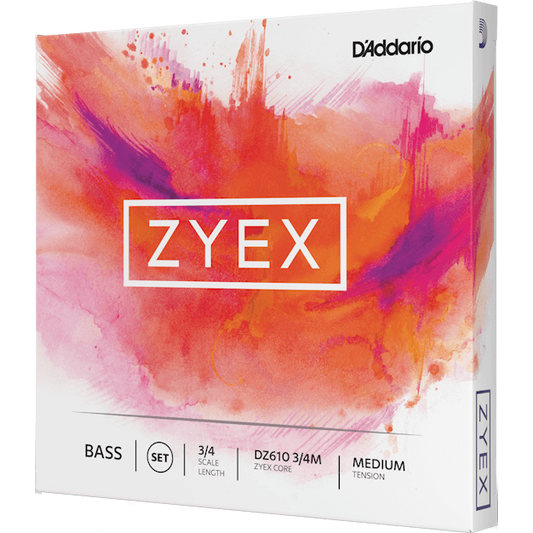 D'Addario Zyex Bass E String – 4/4 Scale – Medium Tension