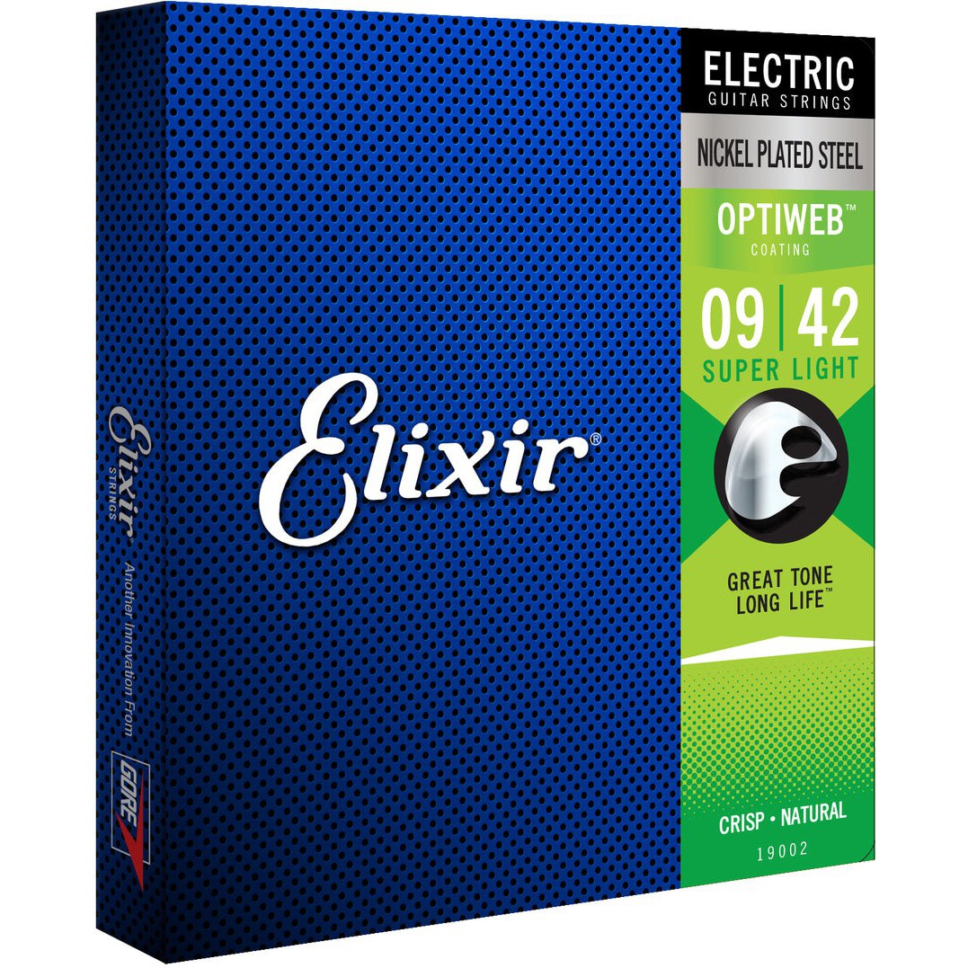 Elixir Optiweb Nickel Electric Guitar Strings 9-42