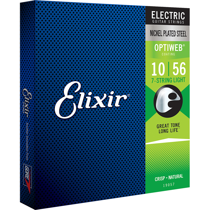 Elixir Optiweb Nickel Electric Guitar Strings 10-56 (7 String)