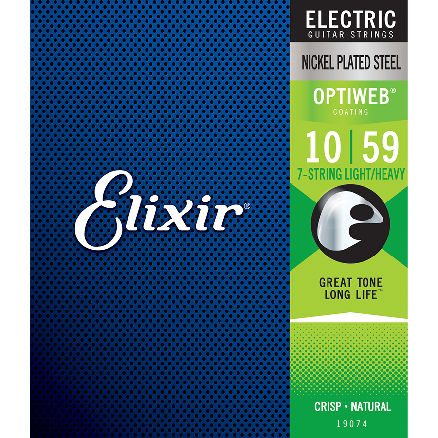 Elixir Optiweb Nickel Electric Guitar Strings 10-59 (7 String)