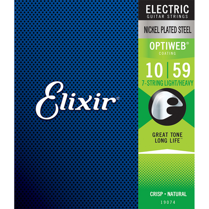 Elixir Optiweb Nickel Electric Guitar Strings 10-59 (7 String)