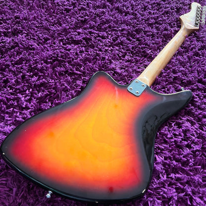 1969 Aria 1532T Bizarre Offset Electric Guitar Sunburst (MIJ Matsumoku)