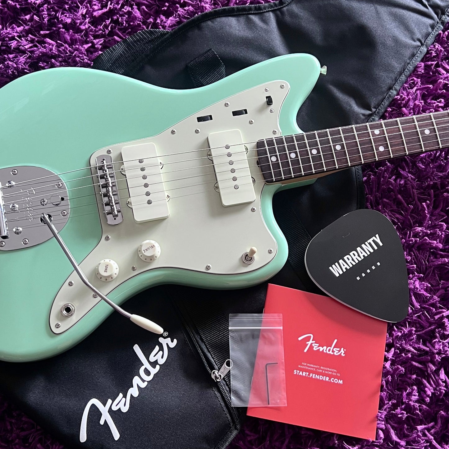 2023 Fender Traditional II 60s Jazzmaster FSR Surf Green w/ Matching Headstock (MIJ)