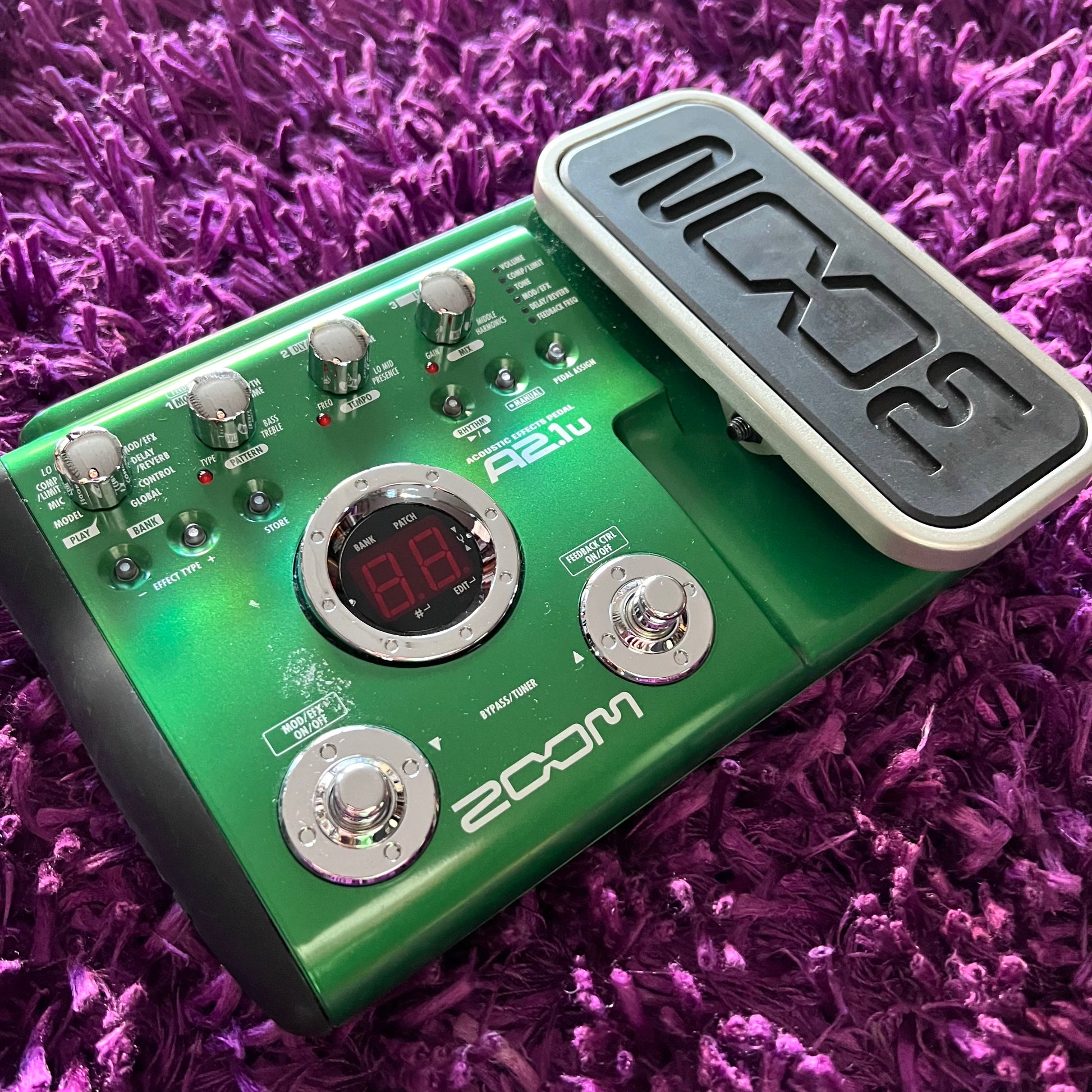 zoom a2 acoustic effects pedal Zoom A2.1u Acoustic Multi Effects Pedal (w/ Original Box & Manuals) – Deep Tone Music