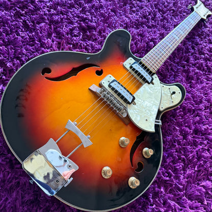 Late-1960s Aria Diamond 1202T Hollow Body Electric Guitar (MIJ Matsumoku)