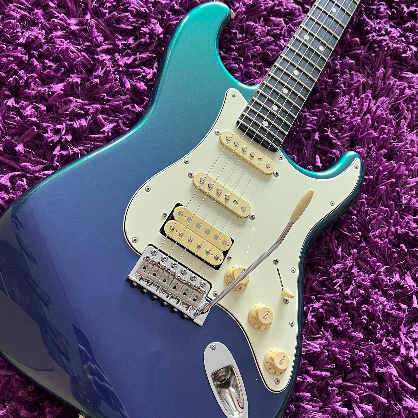 2010-11 Fender Japan Stratocaster STR-VC BTP (Blue To Purple) Colour Shifting Finish (MIJ)